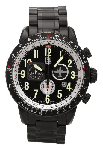 Beacon Chronograph Black PVD Watch 